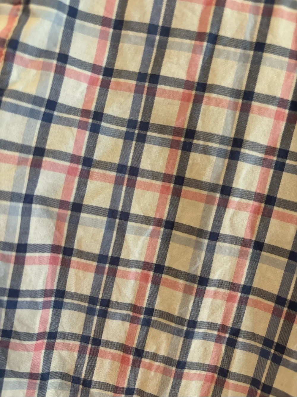 Ralph Lauren Boys Plaid Button-Down Shirt L/G (14-16) Blue Pink White